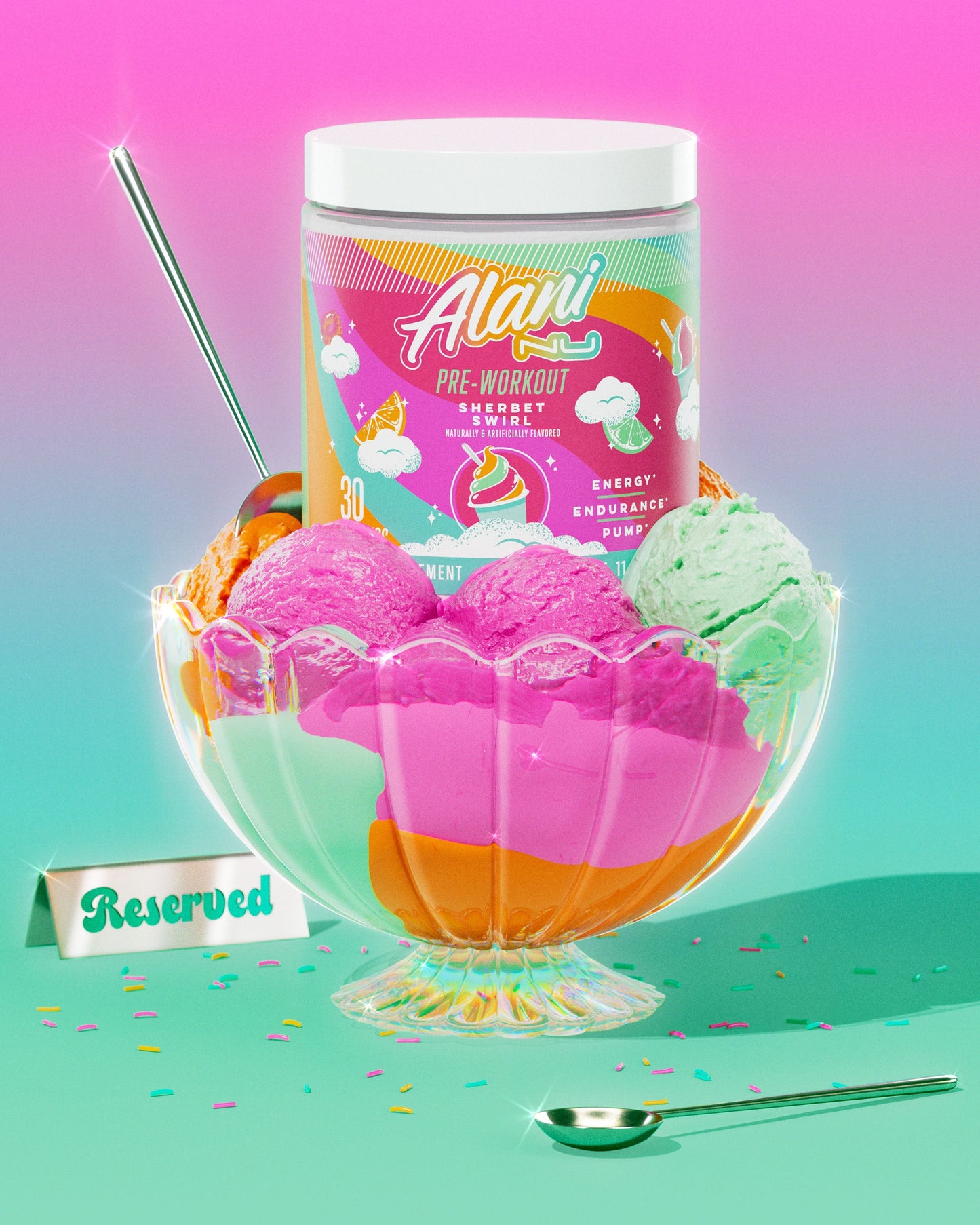 Pre-Workout - Sherbet Swirl image 5