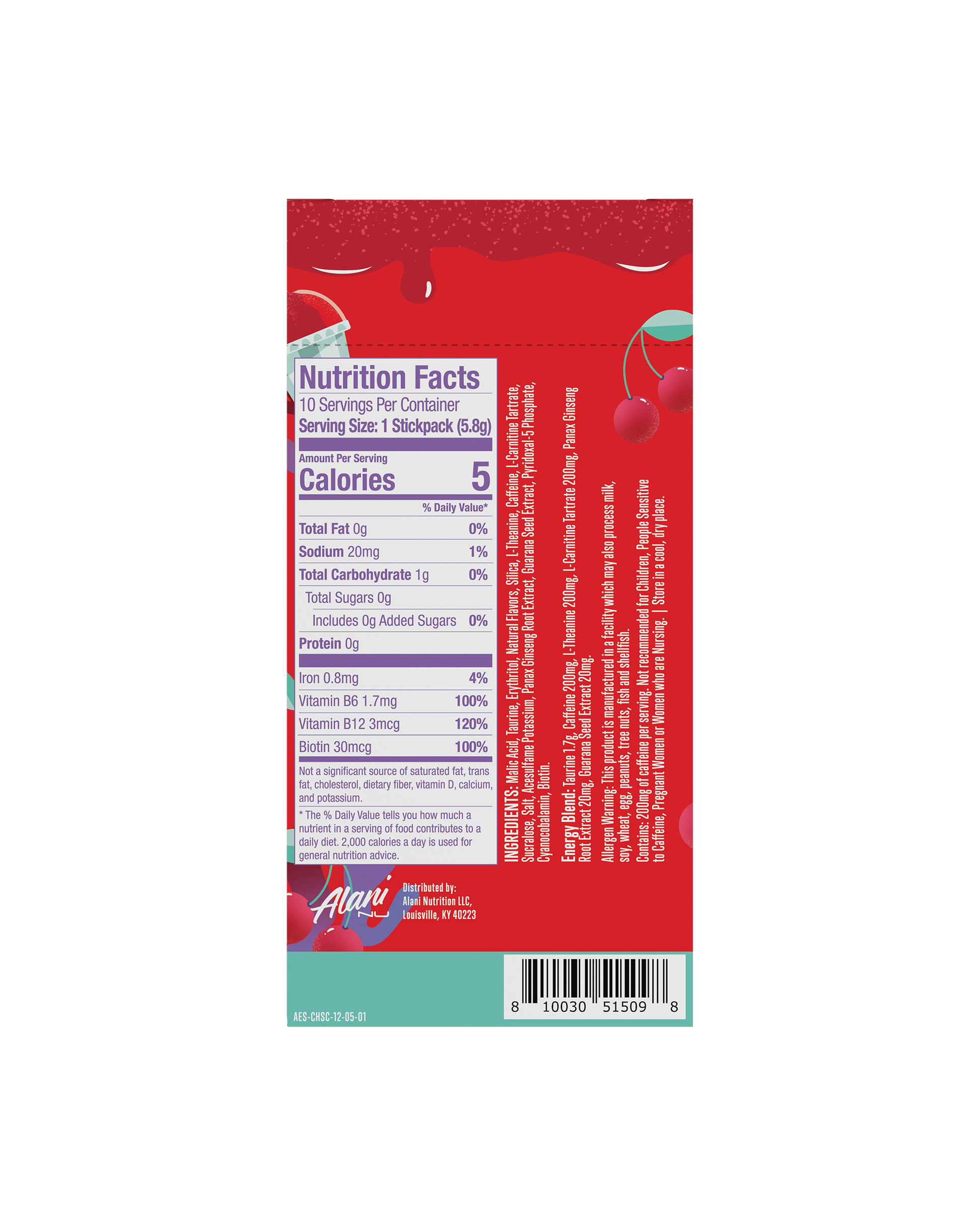Energy Sticks - Cherry Slush image 3