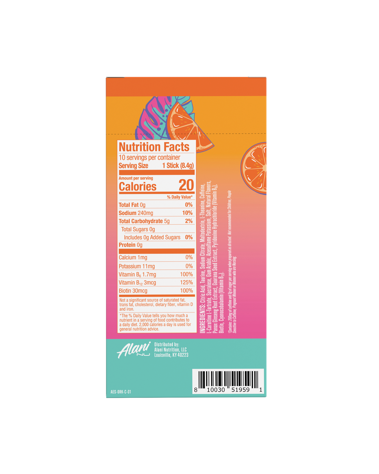 Energy Sticks - Orange Kiss image 3