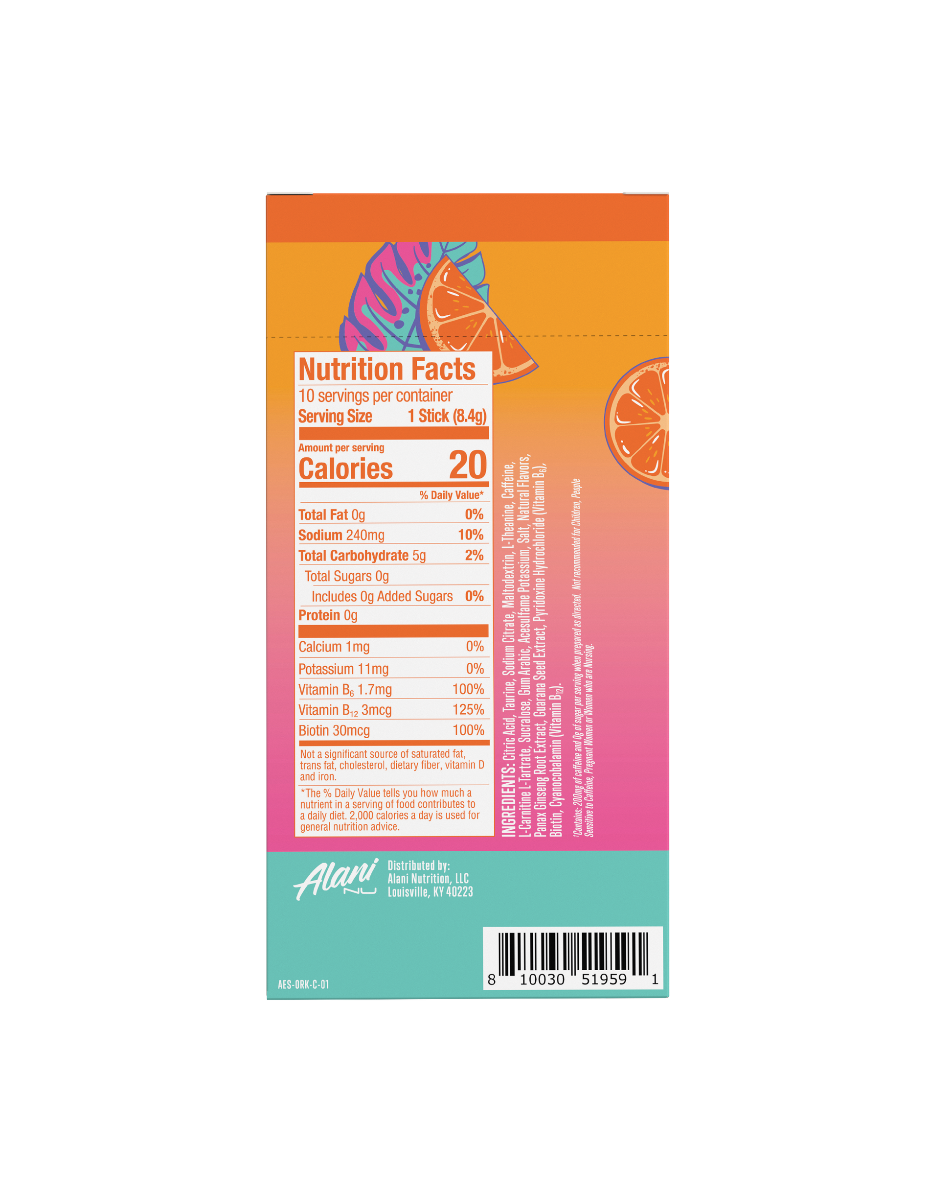 Energy Sticks - Orange Kiss image 3