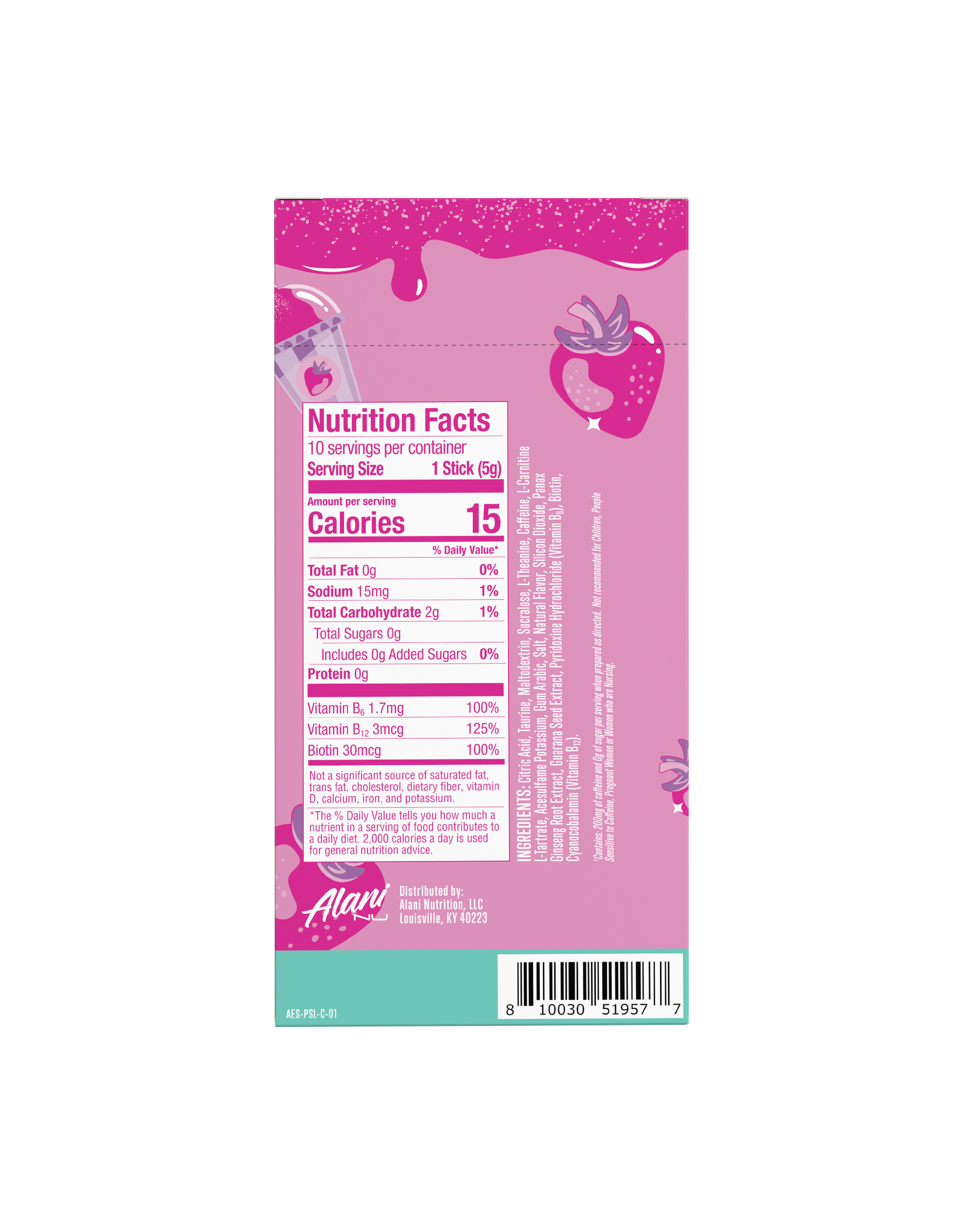 Energy Sticks - Pink Slush image 3