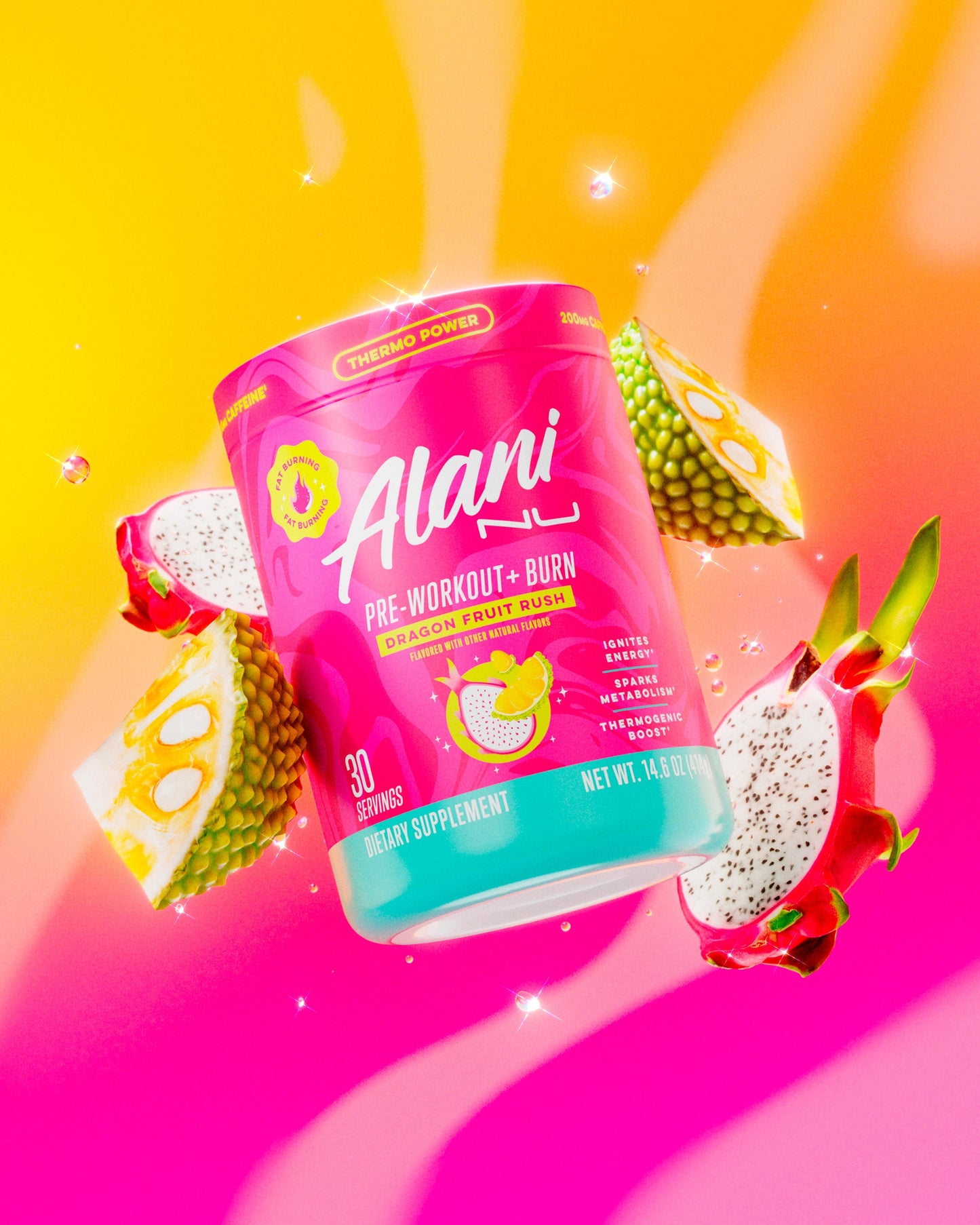 Pre-Workout+ Burn - Dragon Fruit Rush image 4