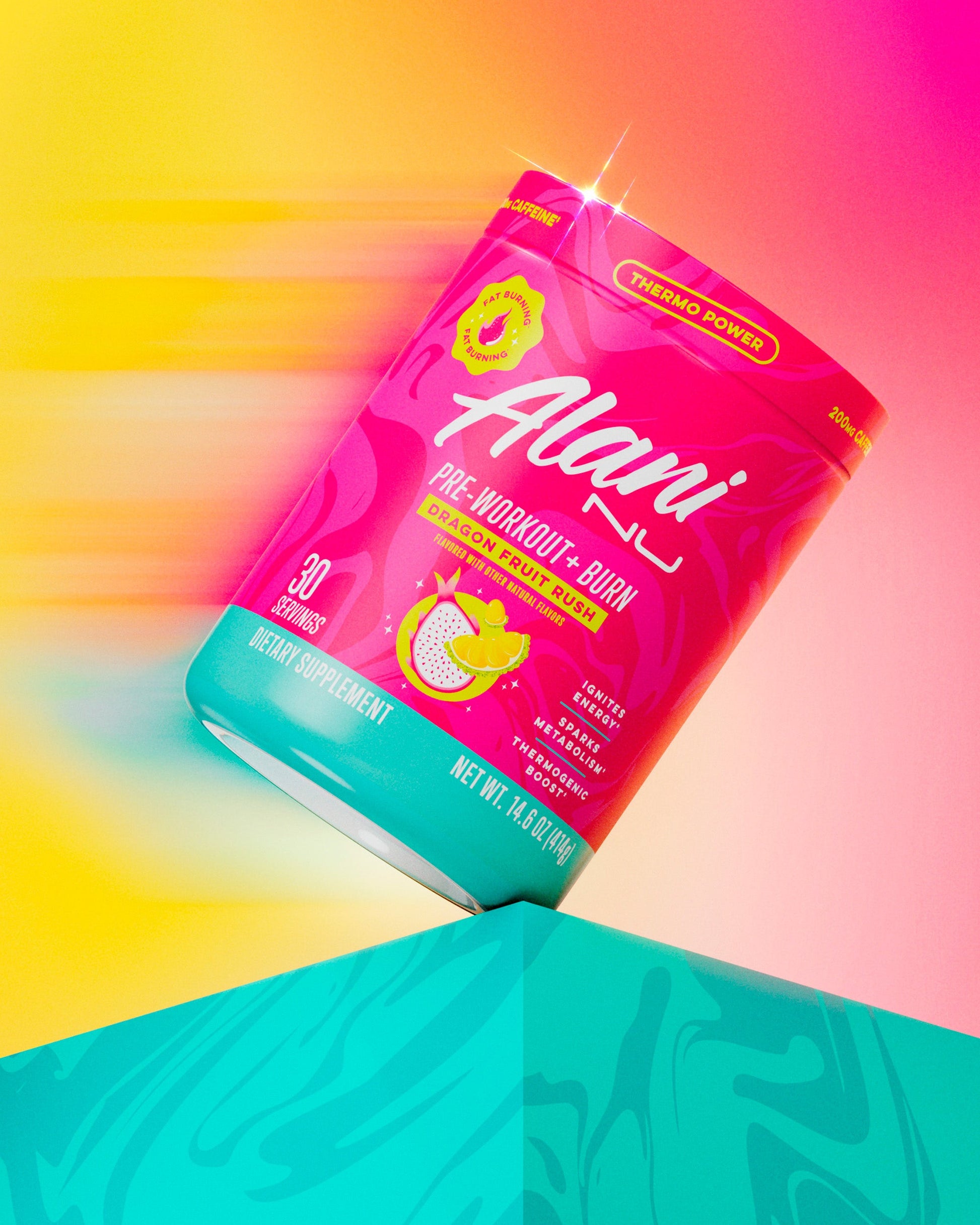 Pre-Workout+ Burn - Dragon Fruit Rush image 5