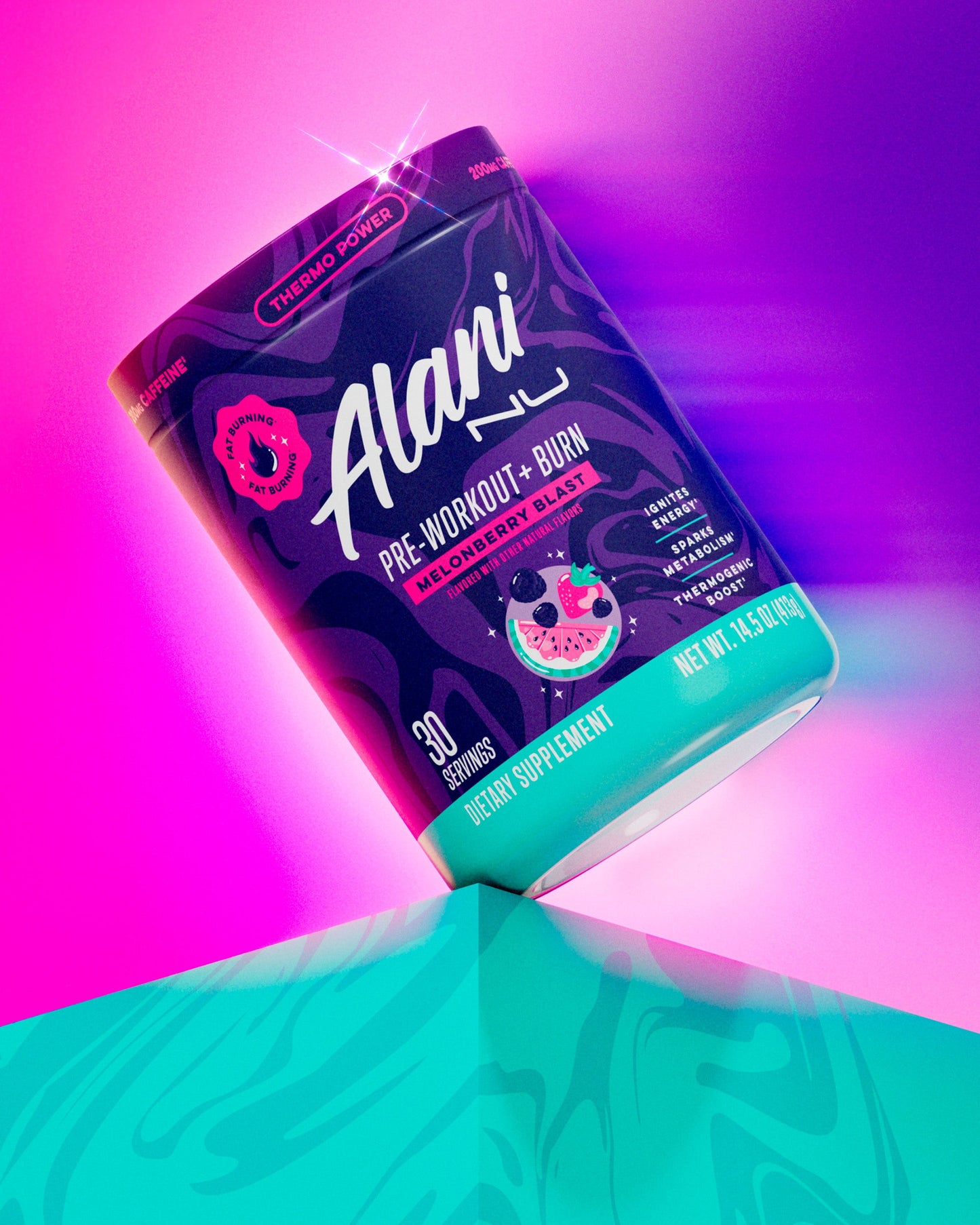 Pre-Workout+ Burn - Melonberry Blast image 5