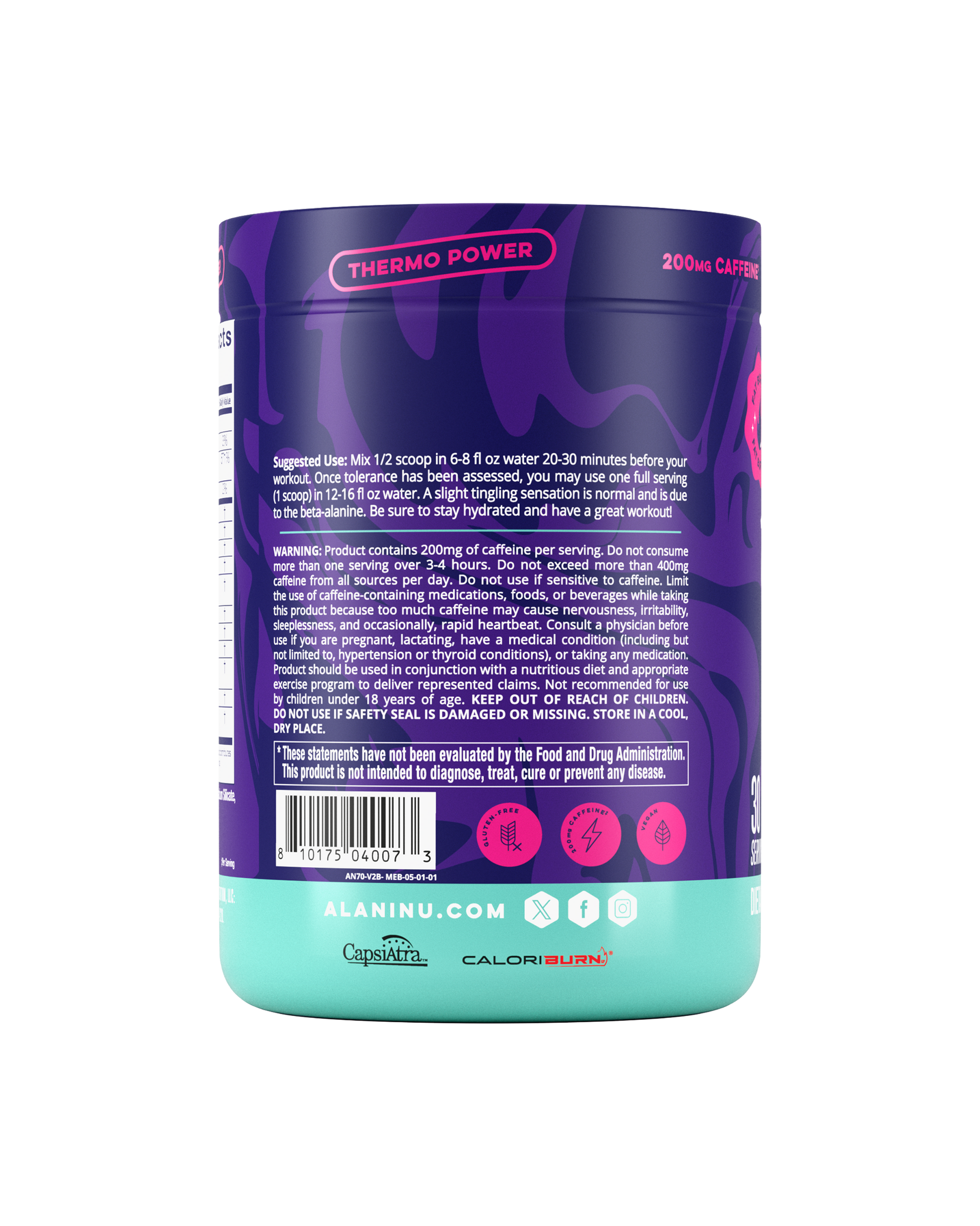 Pre-Workout+ Burn - Melonberry Blast image 2