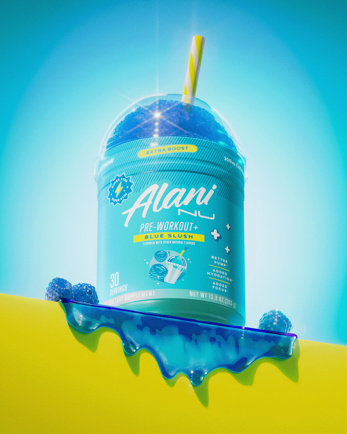 Energy Drink & Pre-Workout+ - Blue Slush image 4