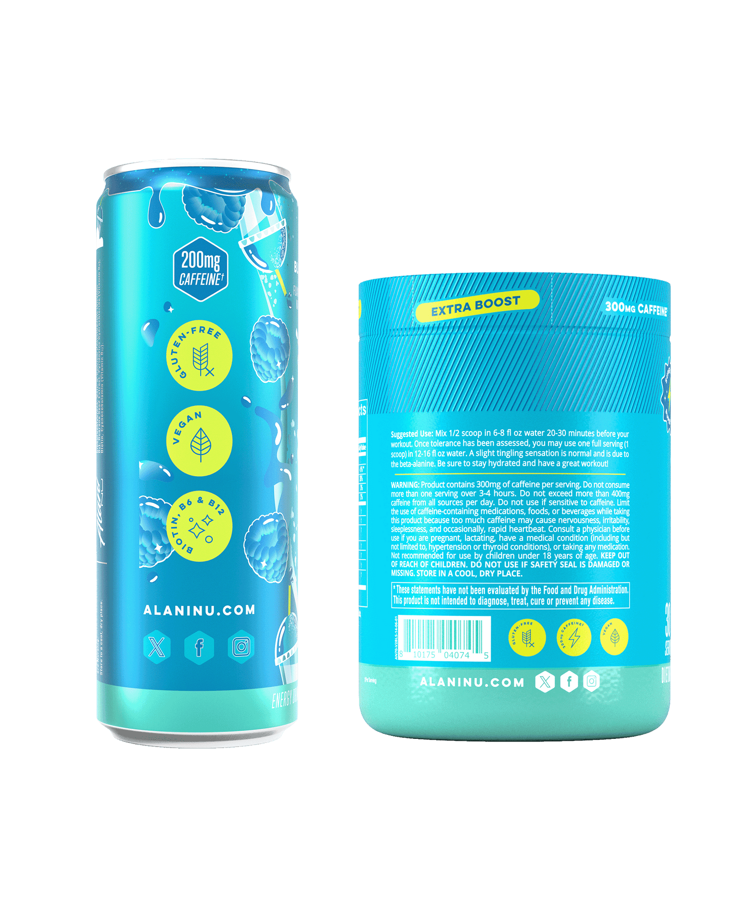 Energy Drink & Pre-Workout+ - Blue Slush image 2