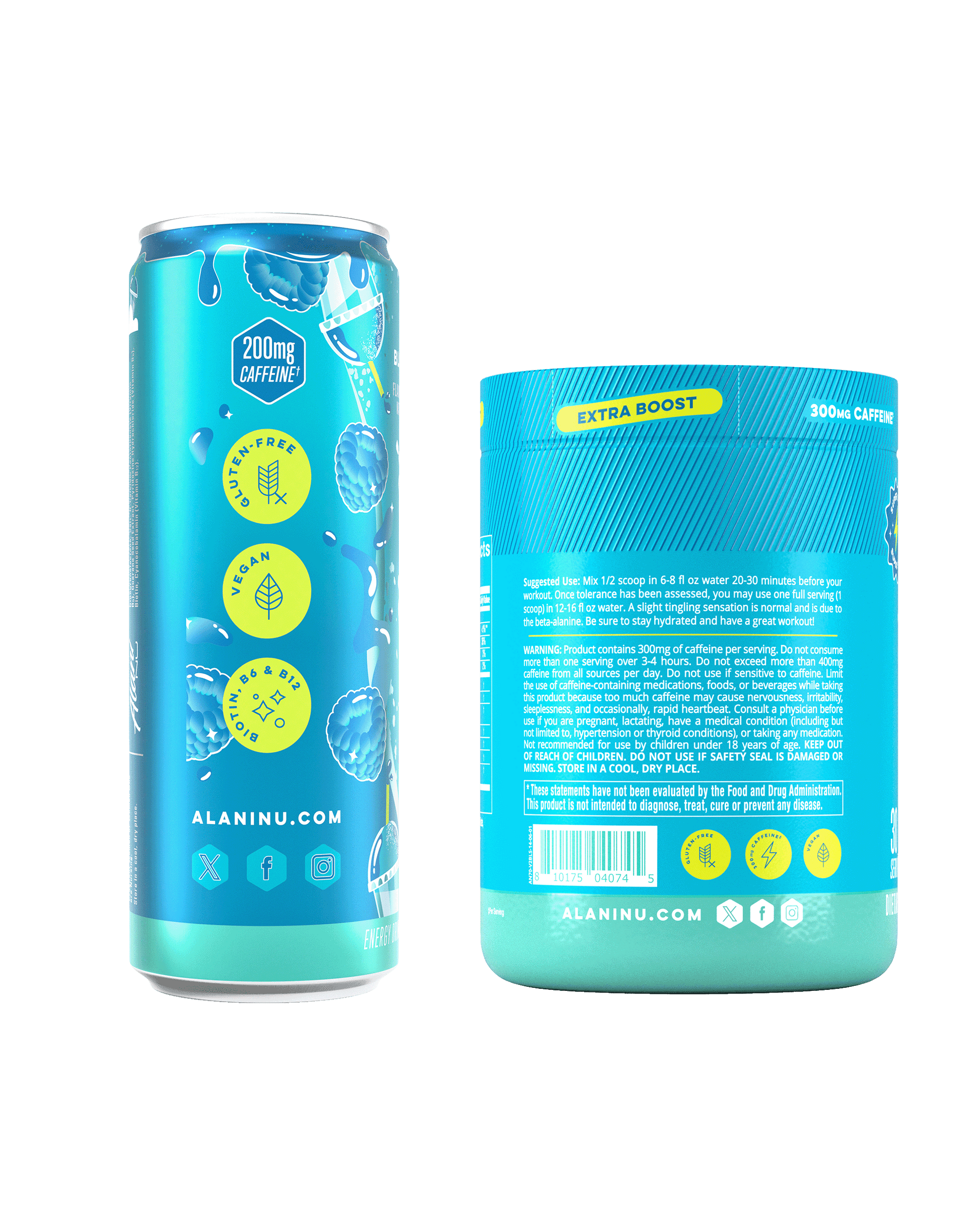 Energy Drink & Pre-Workout+ - Blue Slush image 2