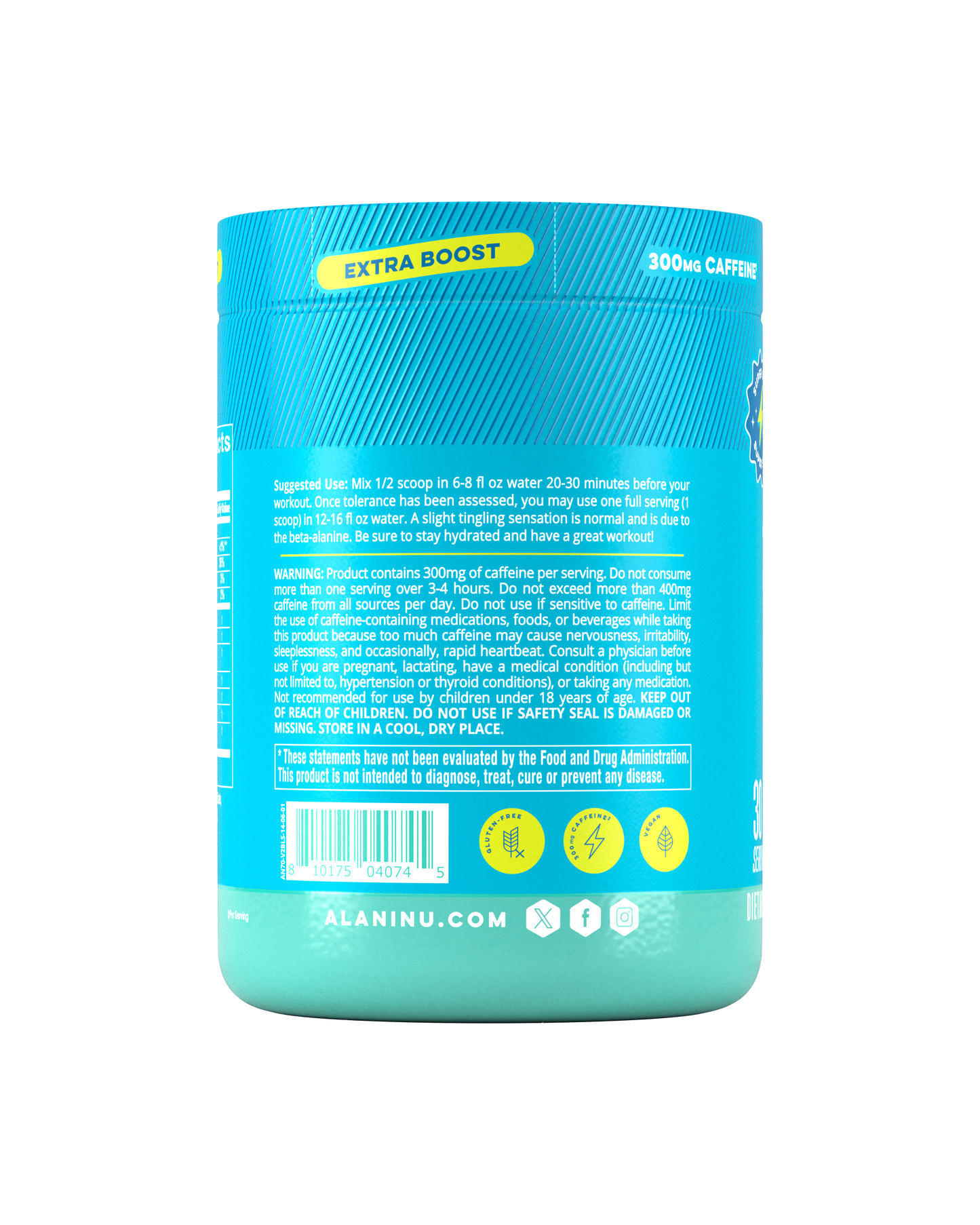 Pre-Workout+ - Blue Slush image 2