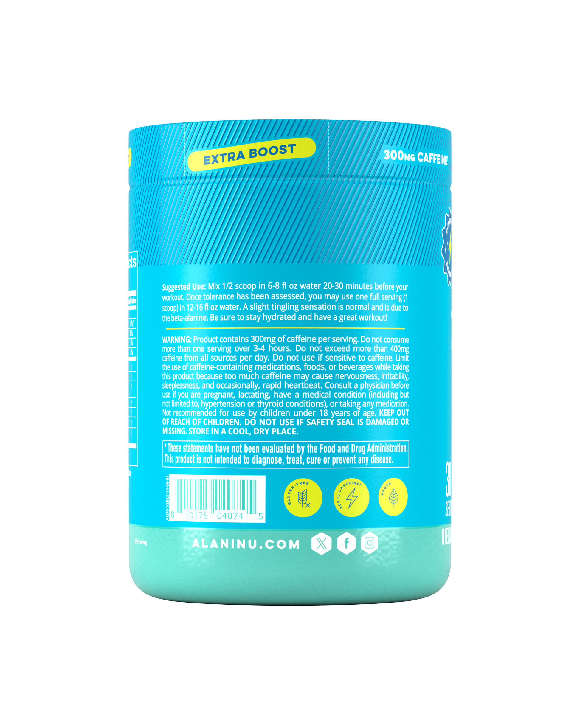 Pre-Workout+ - Blue Slush image 2