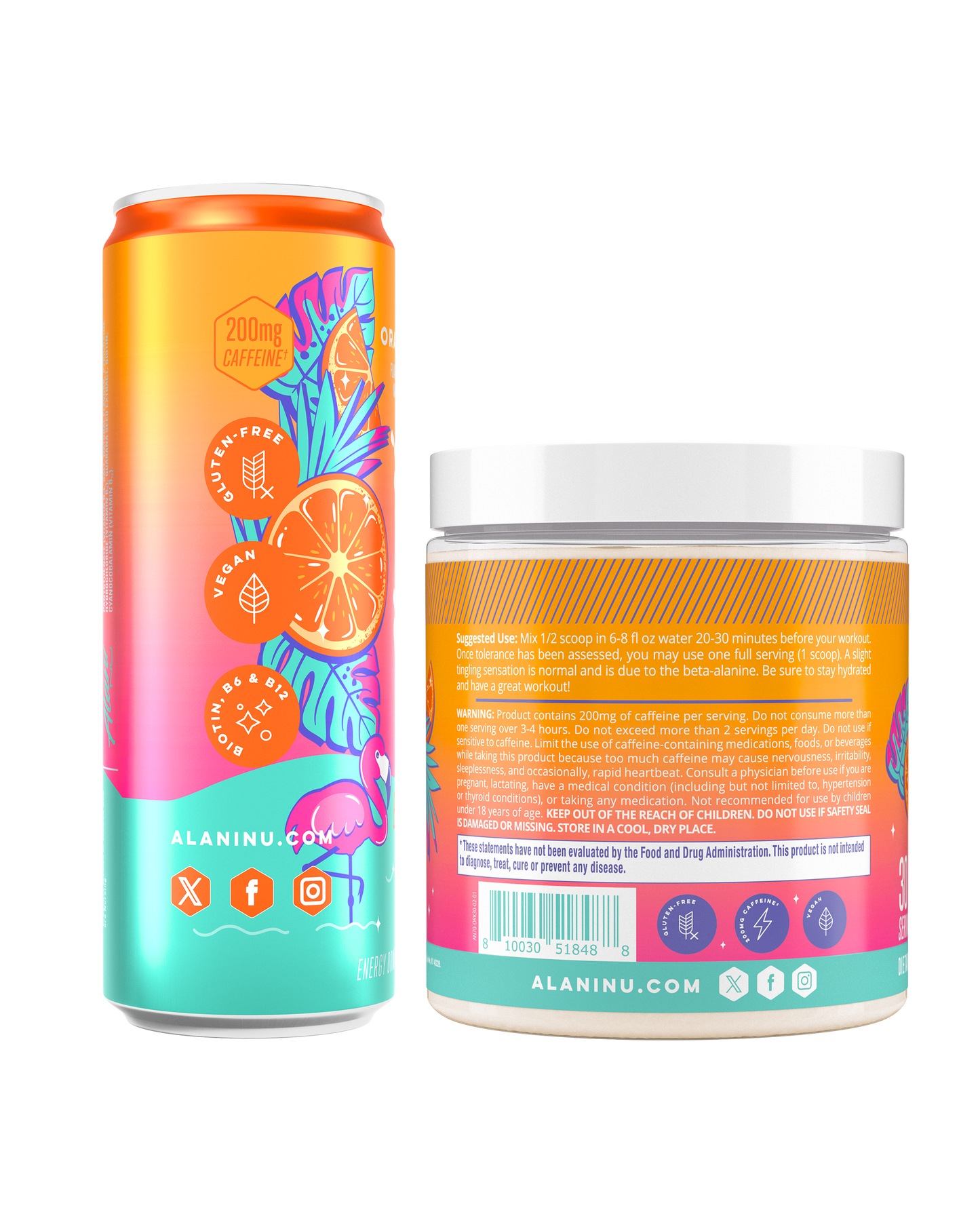 Energy Drink & Pre-Workout - Orange Kiss image 2