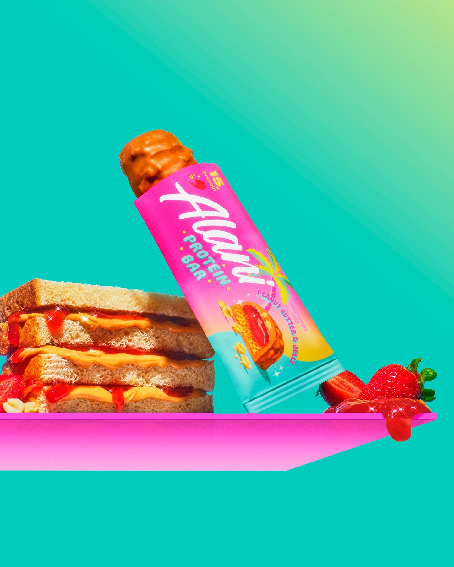 Protein Bar - Peanut Butter & Jelly image 6