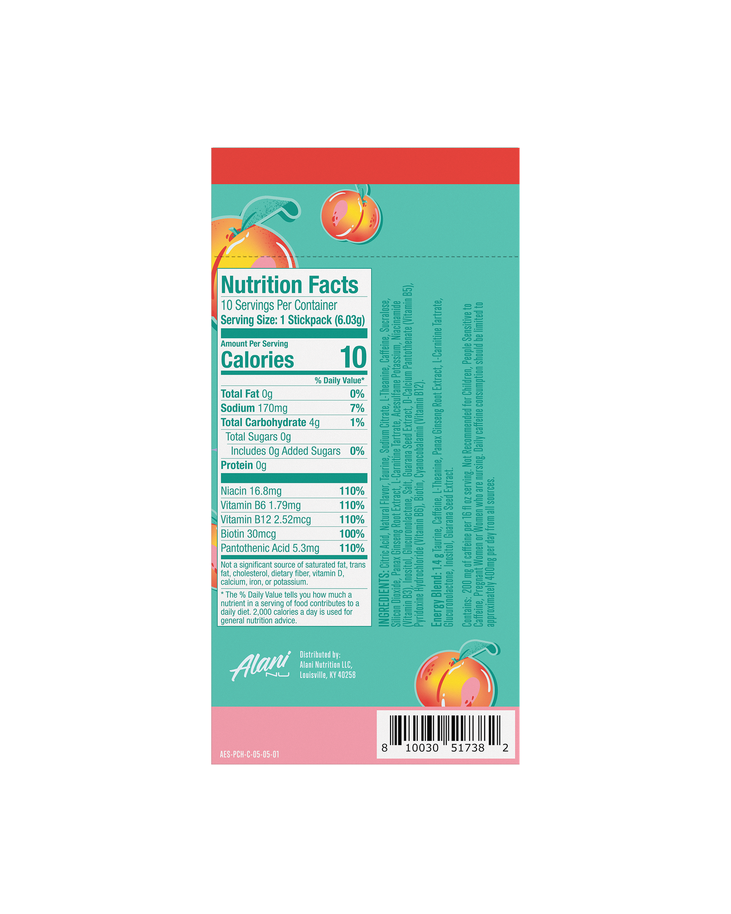Energy Sticks - Juicy Peach image 3
