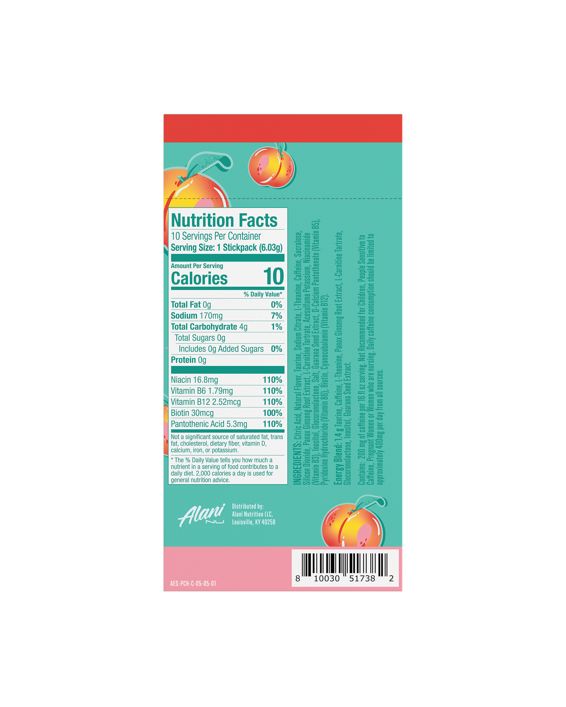 Energy Sticks - Juicy Peach image 3