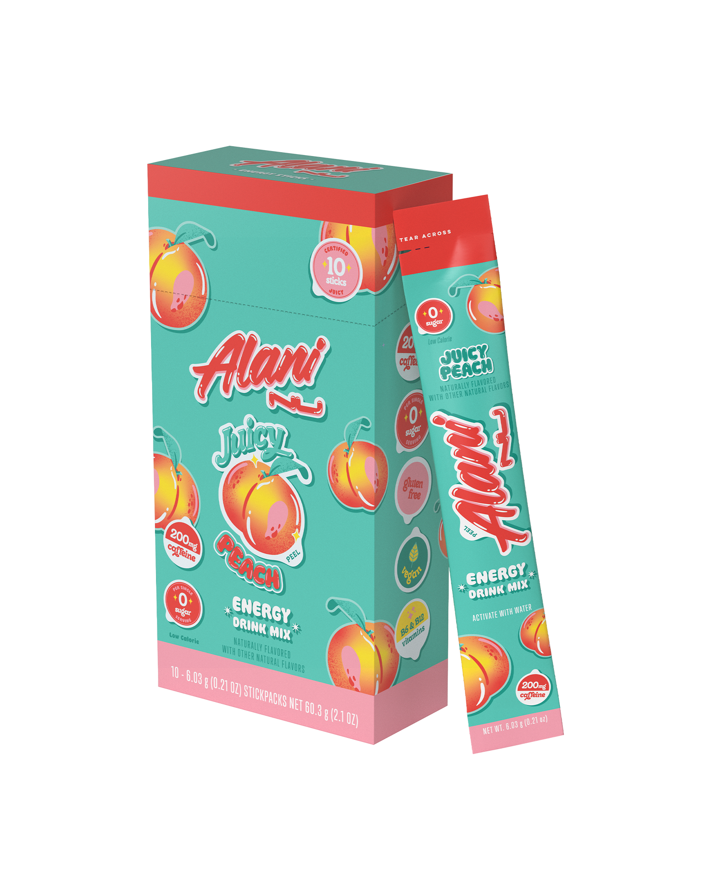 Energy Sticks - Juicy Peach image 2