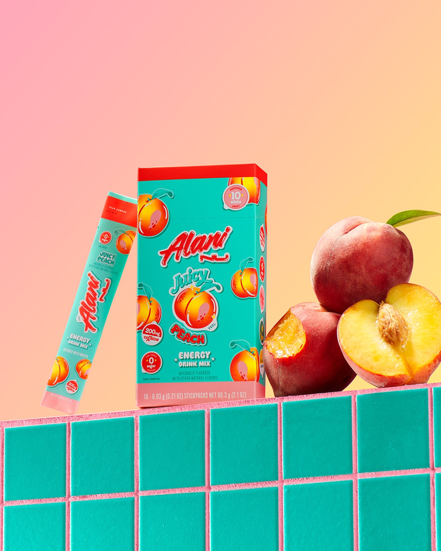 Energy Sticks - Juicy Peach image 4