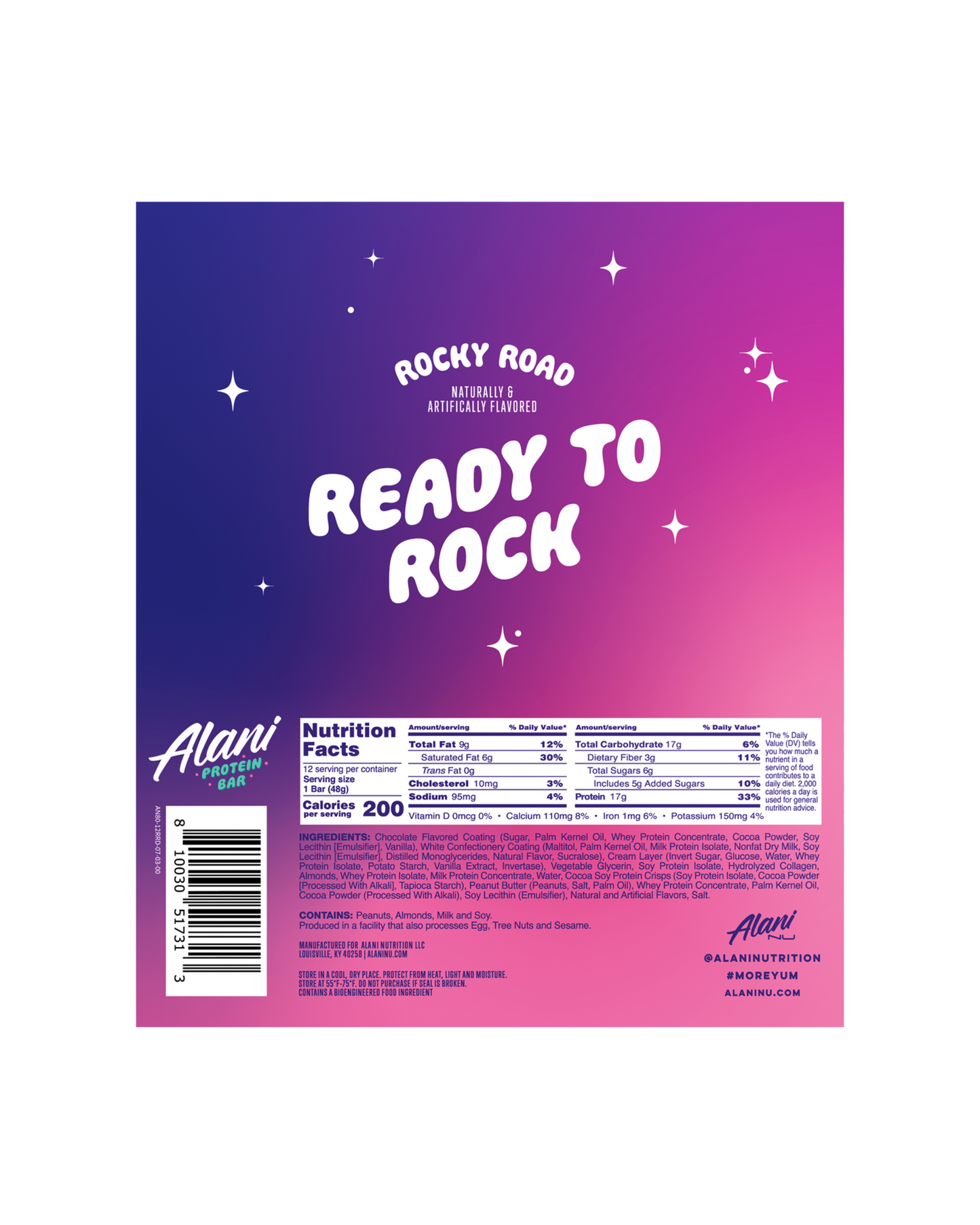 Protein Bar - Rocky Road image 4