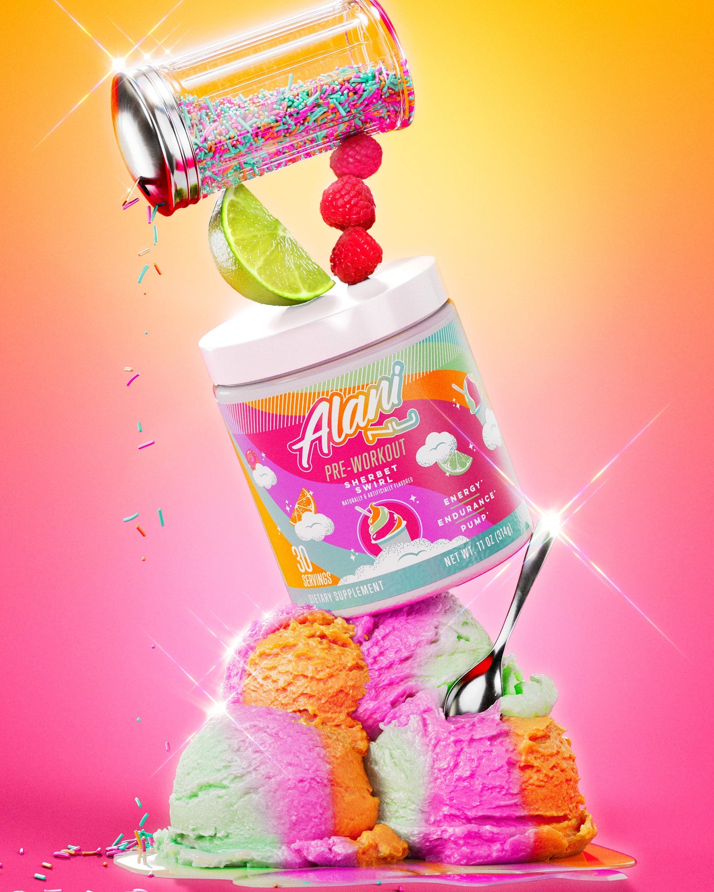 Pre-Workout - Sherbet Swirl image 4