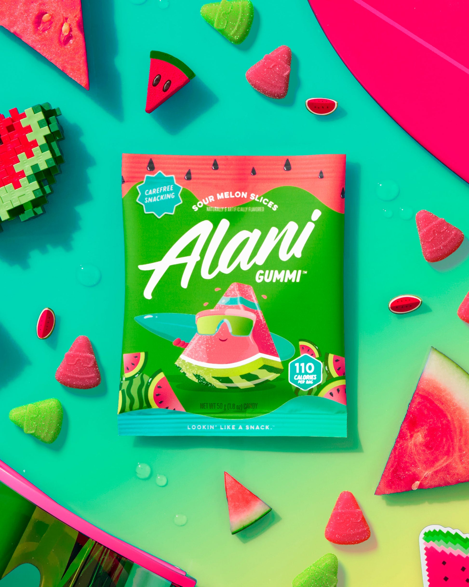 Gummi - Sour Melon Slices image 5