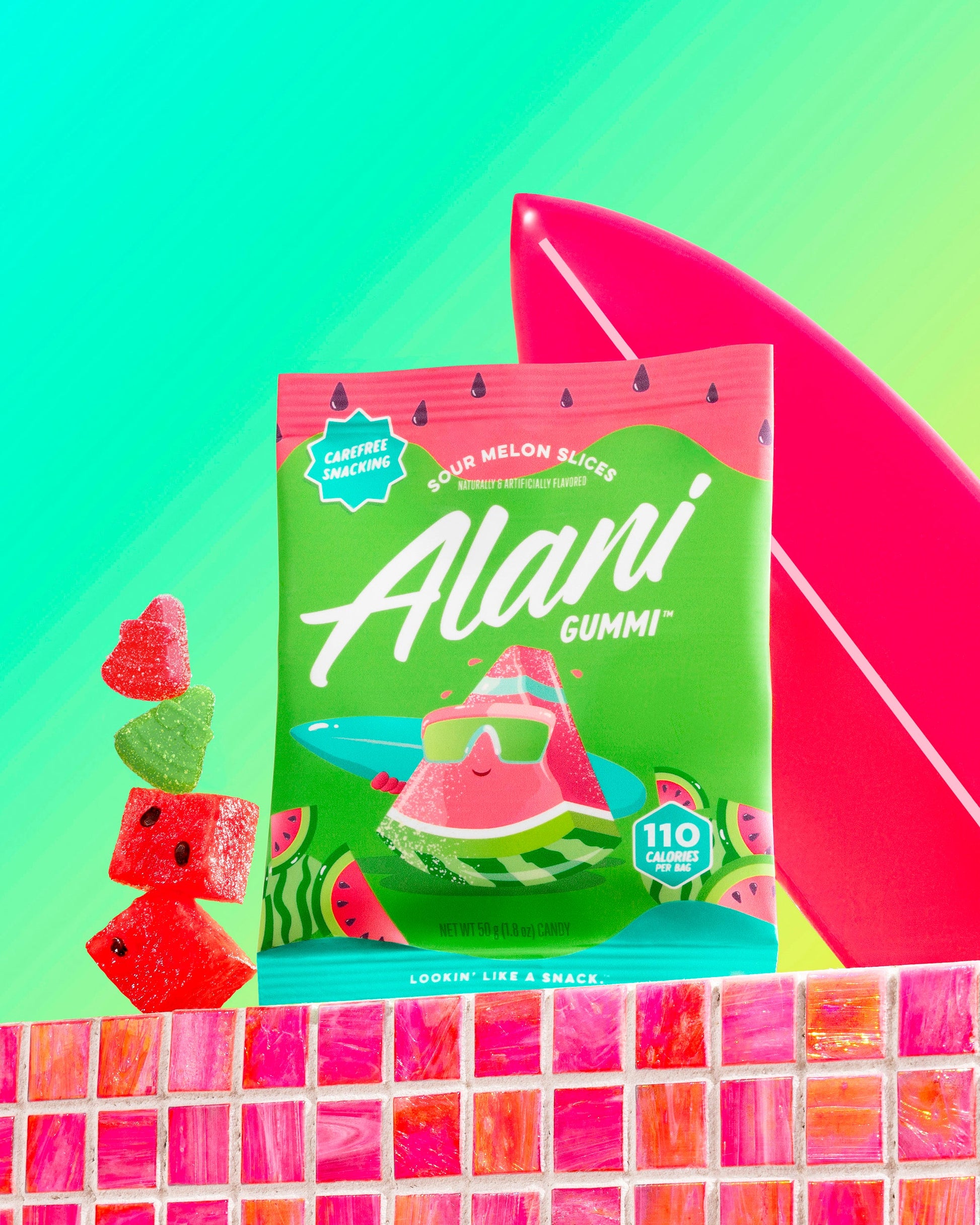 Gummi - Sour Melon Slices image 6